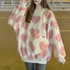 Cute  Heart plush sweater yv30318
