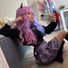 Review for Lolita candy color long roll wig yv42342