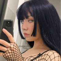 Review For Black Long Straight Wig Yv42043 main image 0