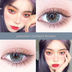 Grey contact lenses (two pieces) yv30353