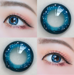 sky blue contact lenses (two pieces) yv30371