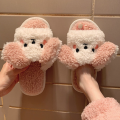 Cute cartoon plush slippers yv30432