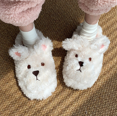 Cute cartoon plush slippers yv30449