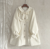 Lolita bow lace woolen coat yv30463