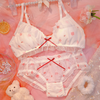 Cute strawberry lace underwear set yv30492