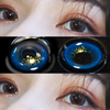 Blue contact lenses (two pieces) yv30524