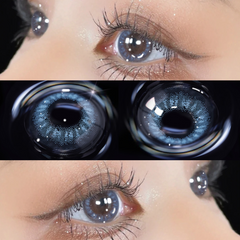 Blue  contact lenses (two pieces) yv30552