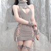 Sexy knitted maid sweater dress yv30556