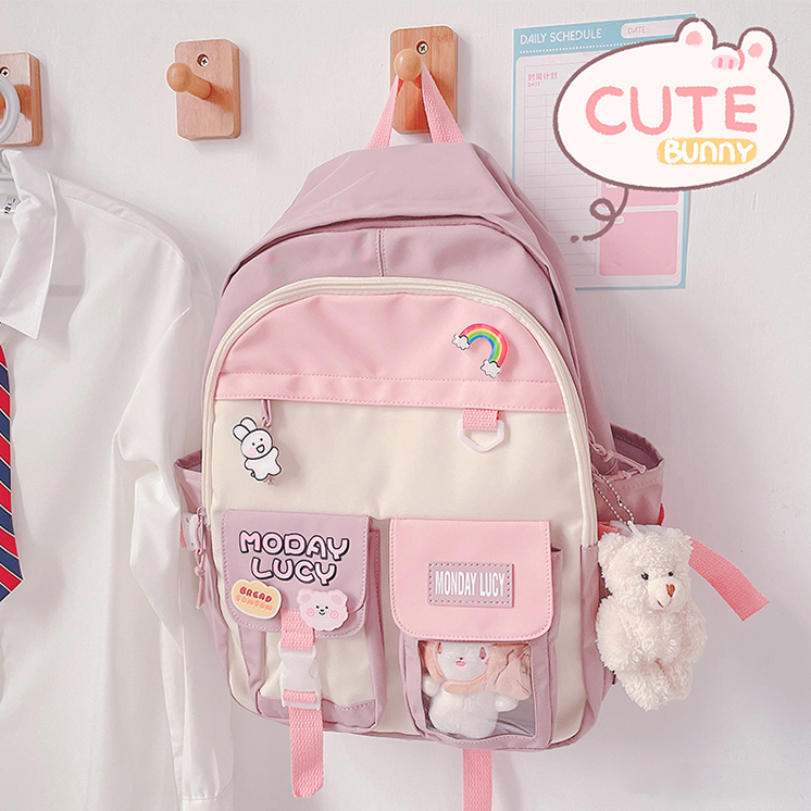 Harajuku cavas backpack yv496