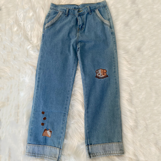 Cute puppy jeans yv-002