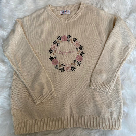 Cute flower sweater yv-004