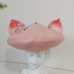 Cute fox ears beret yv30640