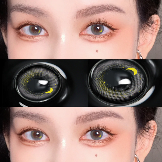 MOON LIGHT GRAY COLOR CONTACT LENSES (TWO PIECES) yv30721