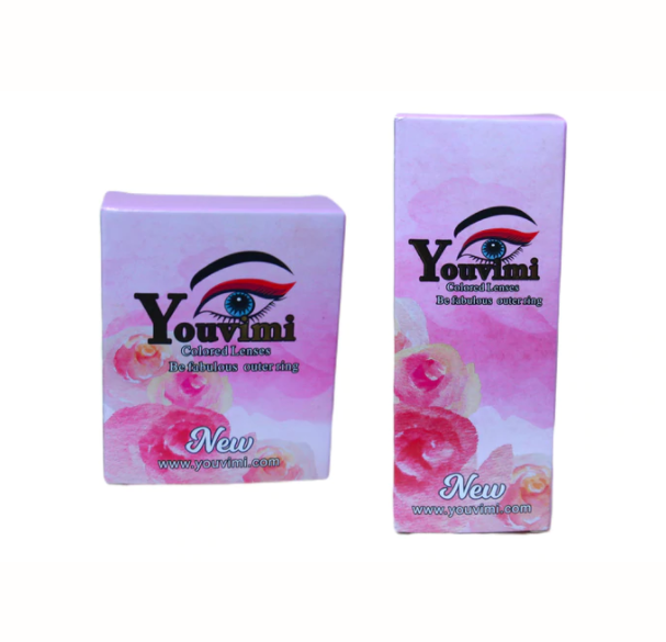 GRUMPY REDDISH BROWN COS CONTACT LENSES (TWO PIECES)  yv30725