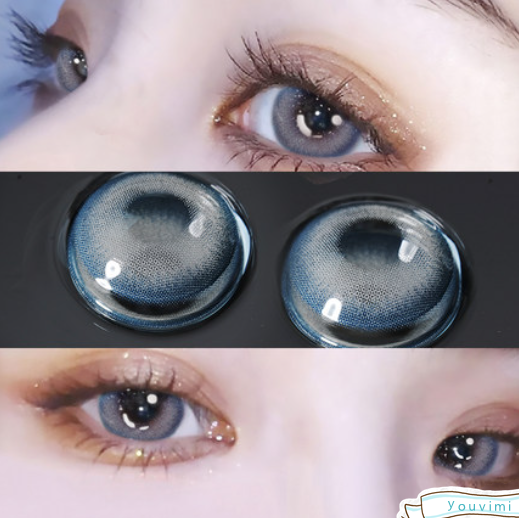 blue contact lenses (two pieces) yv30731