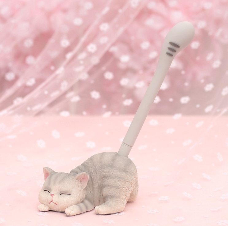 Cute cat gel pen + 20 refills yv30738