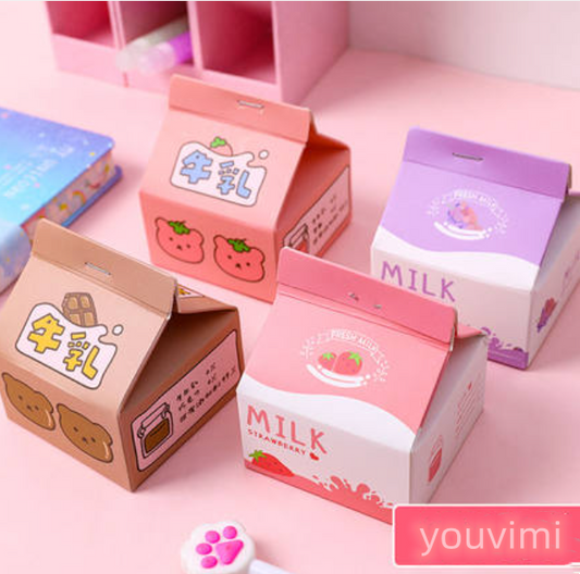 Cute milk carton post-it note yv30748
