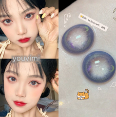 Purple contact lenses two pieces yv30802