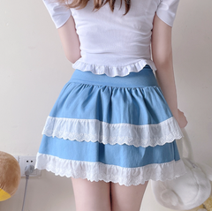 Cute lace cake skirt yv30826