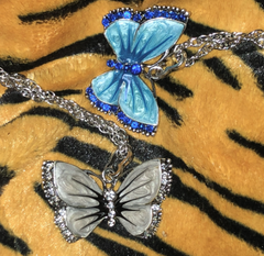 Vintage Butterfly Necklace yv30838