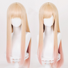 cosplay yellow gradient pink wig yv30880