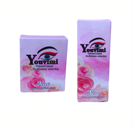 grey contact lenses (two pieces) yv30846