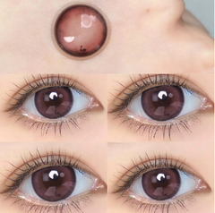 Swan pink contact lenses (two pieces) yv30903