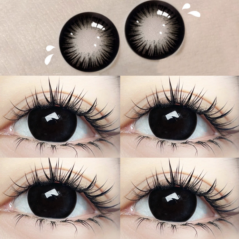 black contact lenses (two pieces)  yv30928