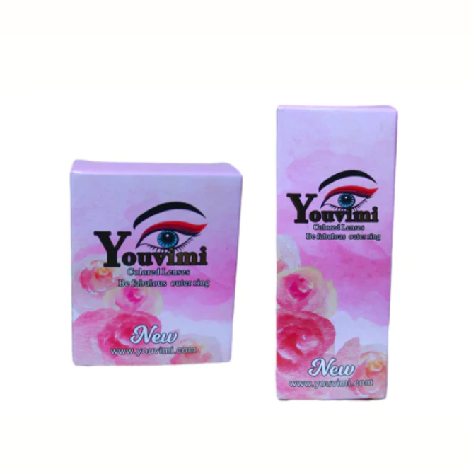 Brown contact lenses (two pieces) yv30948