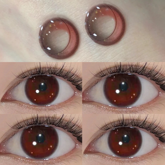 red contact lenses (two pieces) yv30941