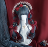 Lolita blue long curly hair yv30983