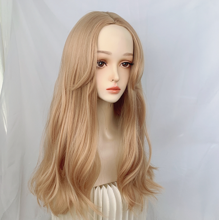 lolita golden mid-section wig yv31162