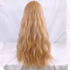 Golden wool curly wig yv31167