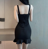 Korean sexy ruffle dress yv31189