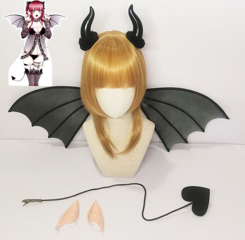 Devil wings/devil horns/tail cosplay props yv31203