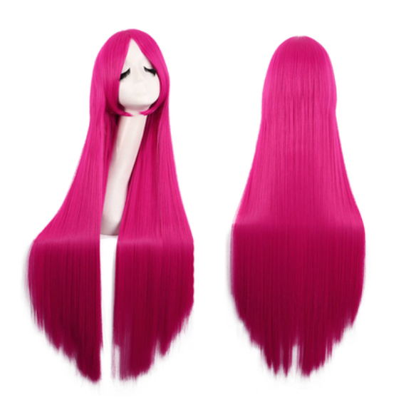 100cm cosplay long straight wig yv31270
