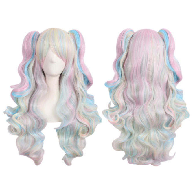 Lolita Anime Double Ponytail Wig yv31277