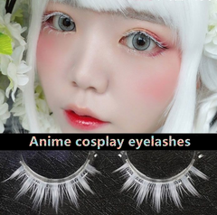 Anime cosplay white false eyelashes yv31283
