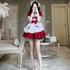 Christmas cosplay maid uniform suit yv31328