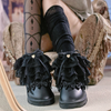 lolita lace bow boots yv31335