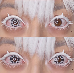 cosplay white contact lenses (two pieces) yv31362