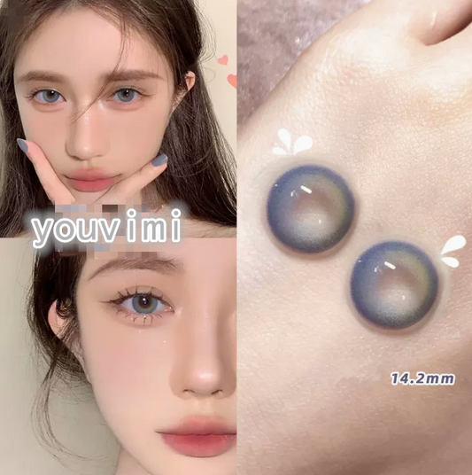 Blue contact lenses (two pieces) yv31367