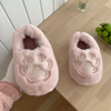 Cute cat claw cotton slippers yv31419
