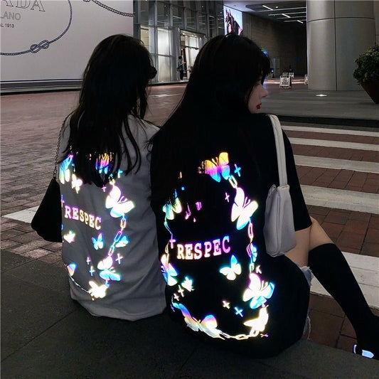 Butterfly reflective T-shirt yv31430