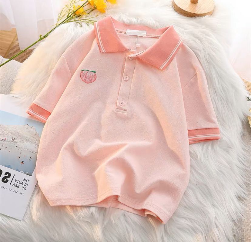 Peach pink blue suit yv31482