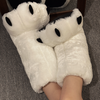 Cute plush bear paw boots yv47217