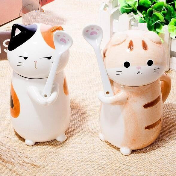kawaii cat ceramic tea/coffee mug/cup  yv194