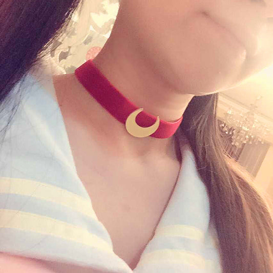 Japanese cosplay moon necklace YV42453