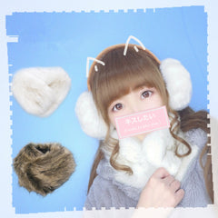Japanese cute scarf yv40503