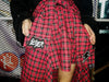Punk rock lattice fake two pieces  retro skirts YV2495